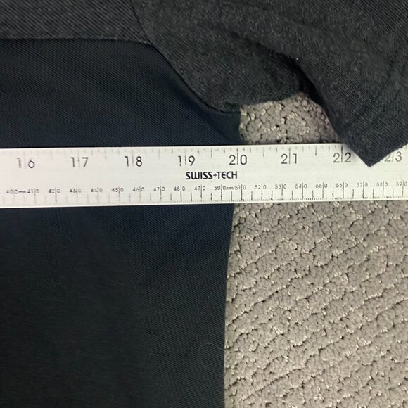 Adidas New Zealand All Blacks Rugby Polo Shirt Men's Medium Black Gray Blue - Picture 8 of 11